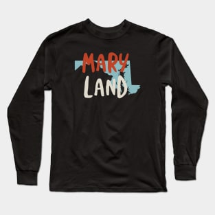 State of Maryland Long Sleeve T-Shirt